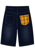 TA Plaid Pocket Jort